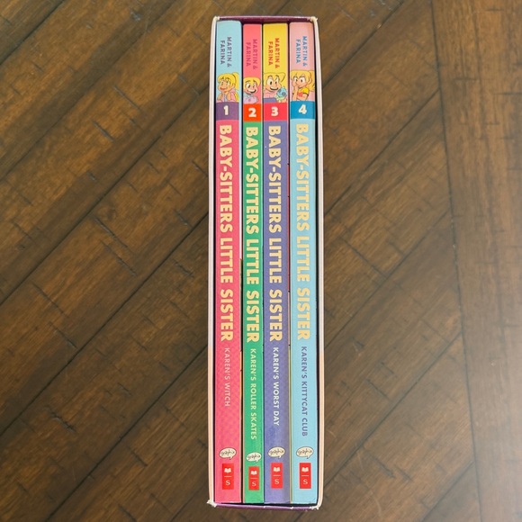 Scholastic Other - Scholastic Baby-Sitters Little Sister Box Set - Pink, Red, Green, Blue